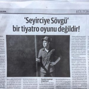 Agos Gazetesi “Seyirciye Sövgü”